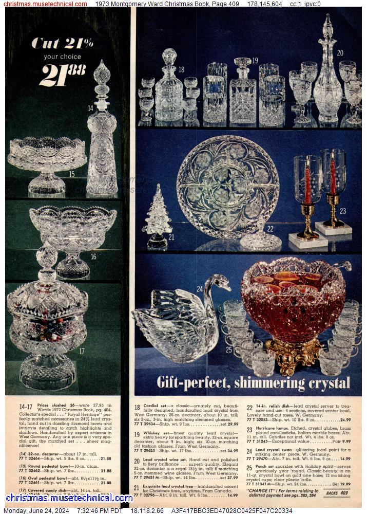 1973 Montgomery Ward Christmas Book, Page 409
