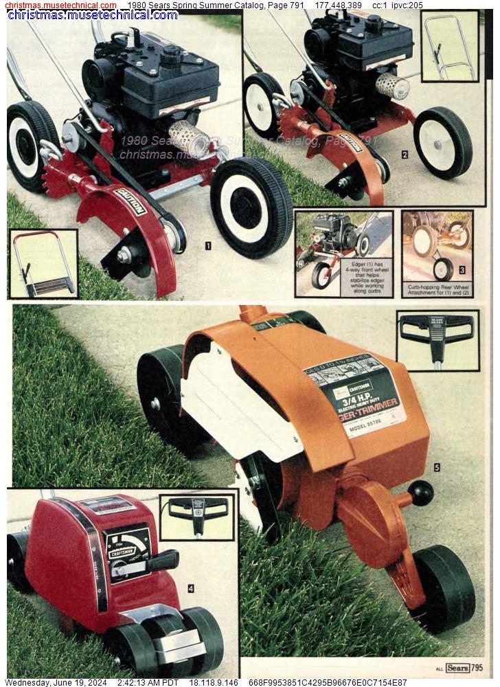1980 Sears Spring Summer Catalog, Page 791