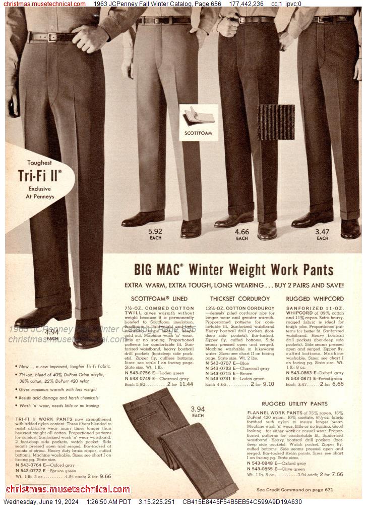 1963 JCPenney Fall Winter Catalog, Page 656