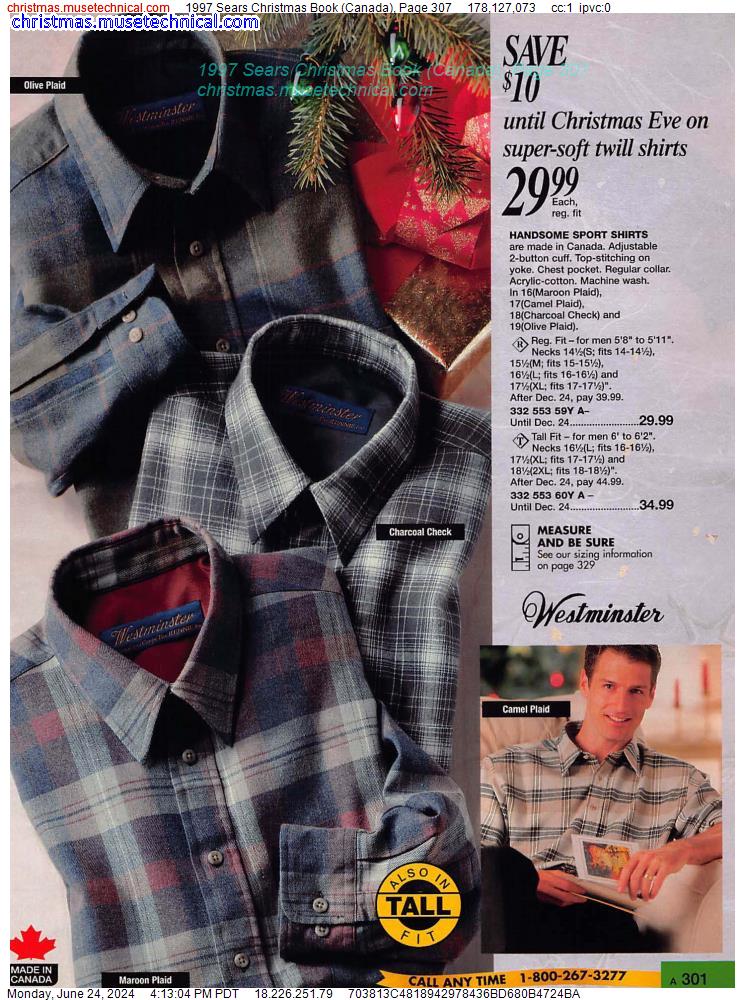 1997 Sears Christmas Book (Canada), Page 307