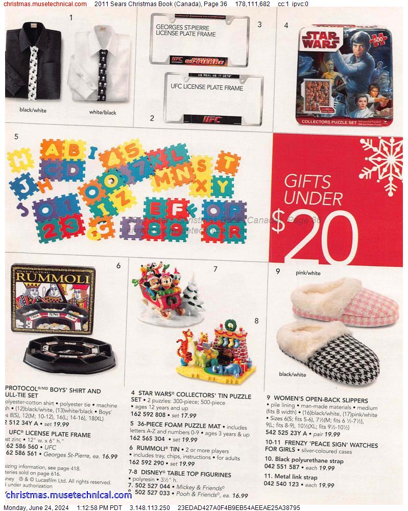 2011 Sears Christmas Book (Canada), Page 36