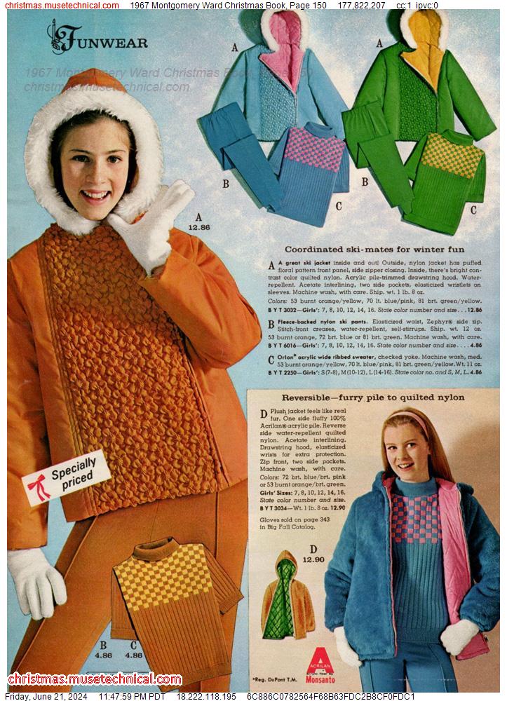 1967 Montgomery Ward Christmas Book, Page 150