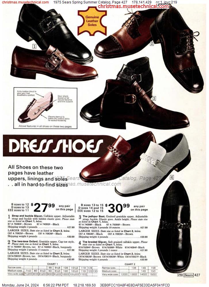 1975 Sears Spring Summer Catalog, Page 427