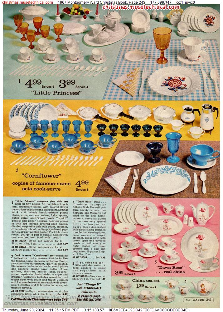 1967 Montgomery Ward Christmas Book, Page 243