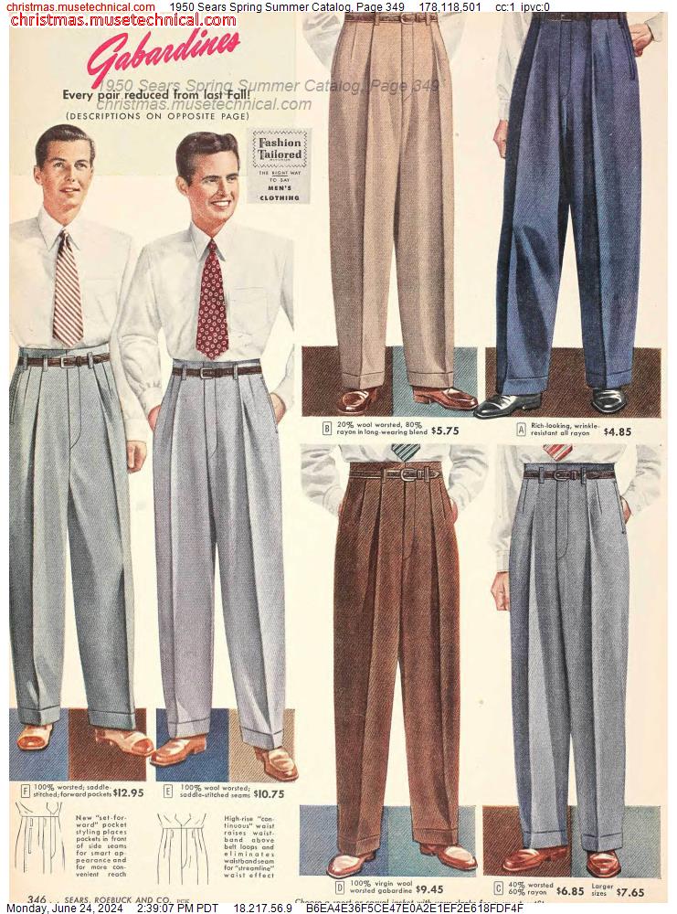 1950 Sears Spring Summer Catalog, Page 349
