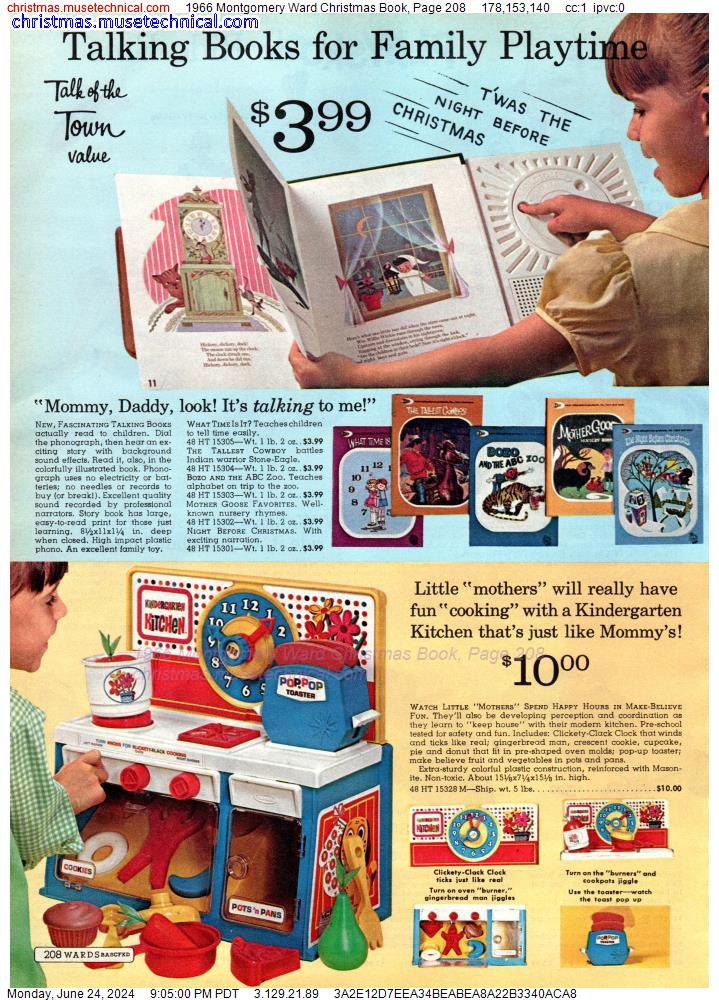 1966 Montgomery Ward Christmas Book, Page 208