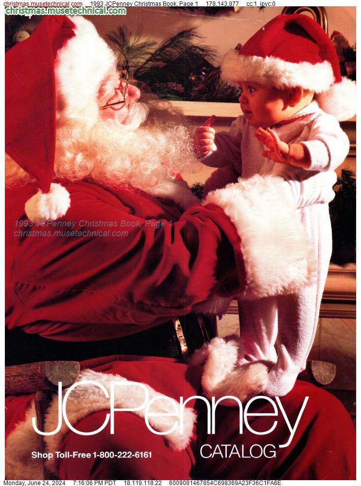 1993 JCPenney Christmas Book, Page 1
