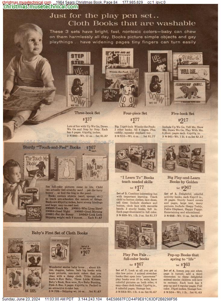 1964 Sears Christmas Book, Page 84