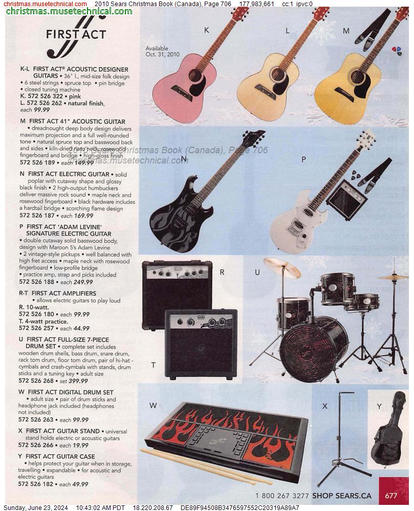2010 Sears Christmas Book (Canada), Page 706