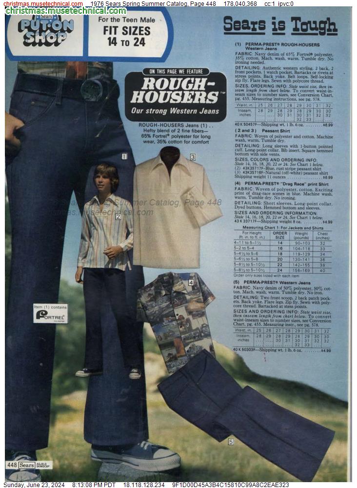 1976 Sears Spring Summer Catalog, Page 448