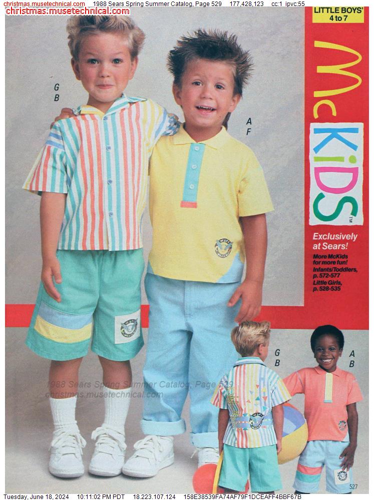 1988 Sears Spring Summer Catalog, Page 529