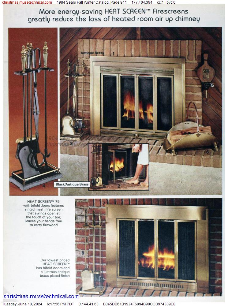 1984 Sears Fall Winter Catalog, Page 941