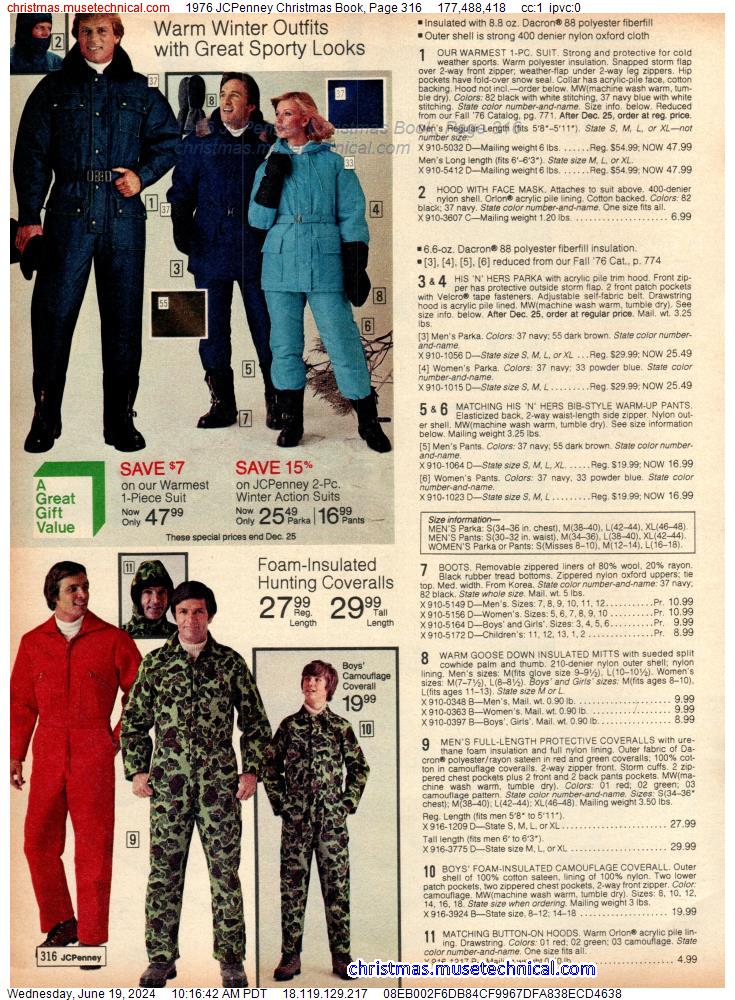 1976 JCPenney Christmas Book, Page 316