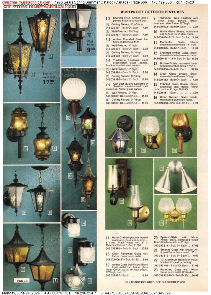 1975 Sears Spring Summer Catalog (Canada), Page 666
