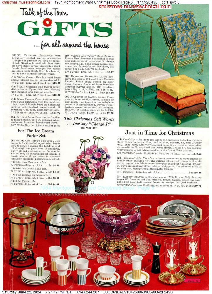 1964 Montgomery Ward Christmas Book, Page 5