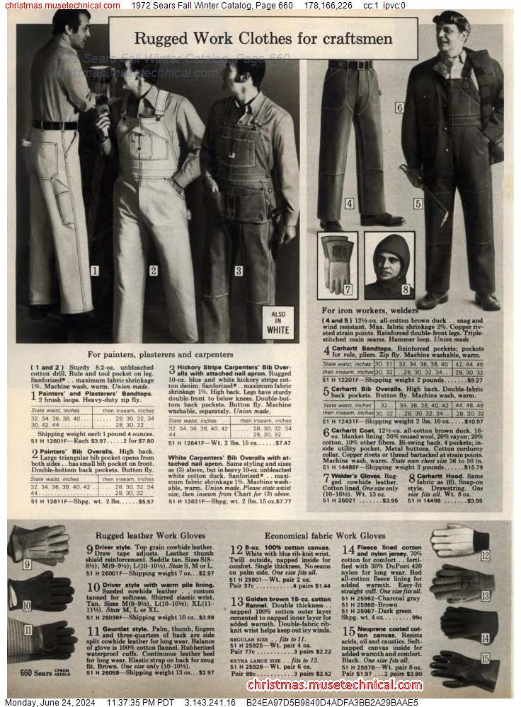 1972 Sears Fall Winter Catalog, Page 660