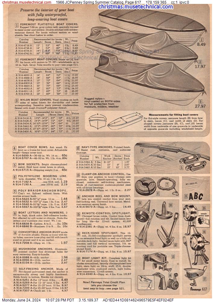 1966 JCPenney Spring Summer Catalog, Page 617