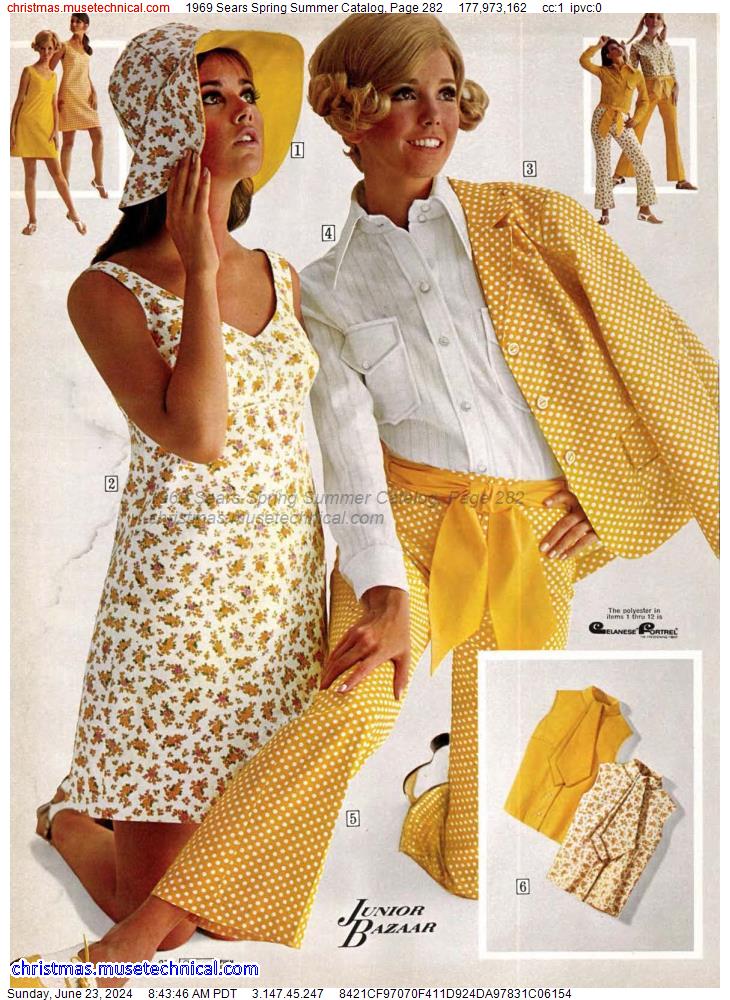 1969 Sears Spring Summer Catalog, Page 282