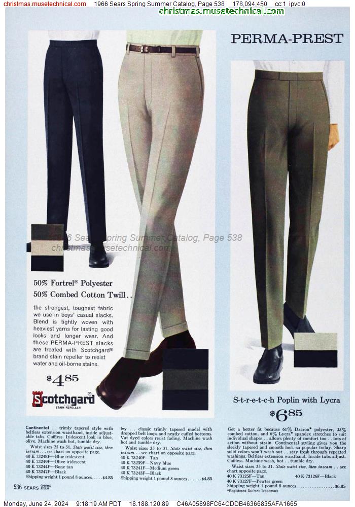 1966 Sears Spring Summer Catalog, Page 538