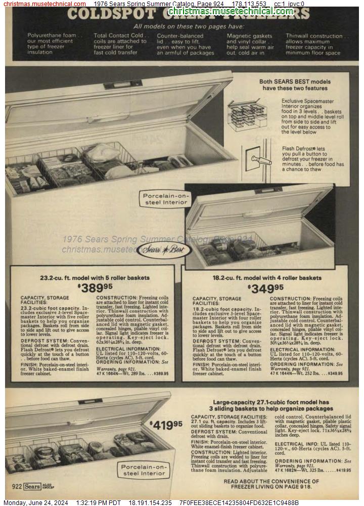 1976 Sears Spring Summer Catalog, Page 924