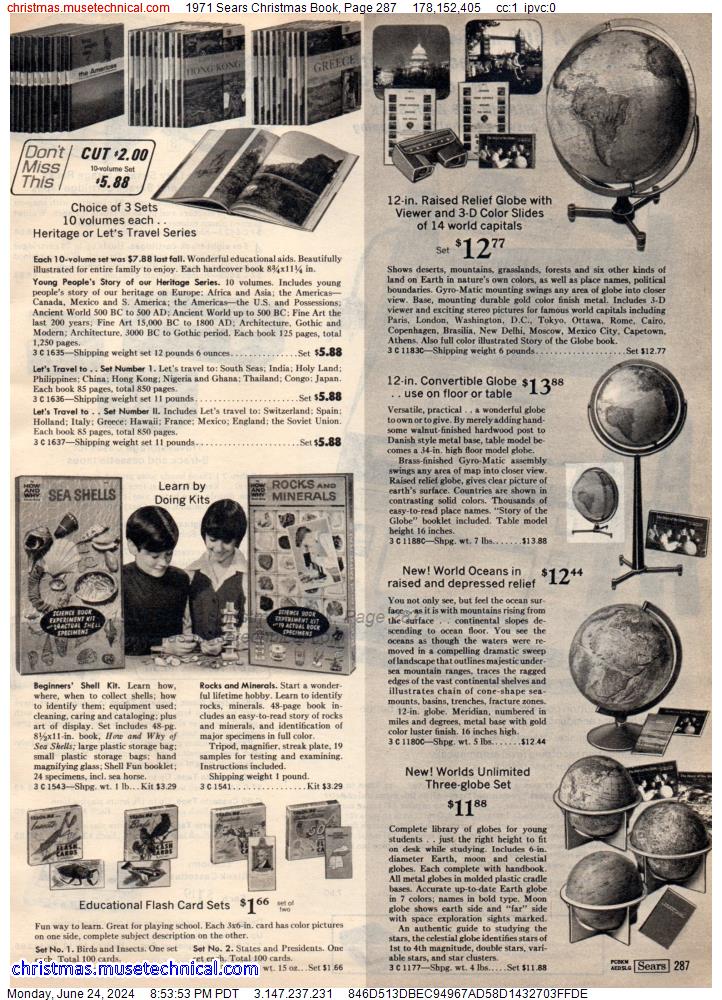 1971 Sears Christmas Book, Page 287