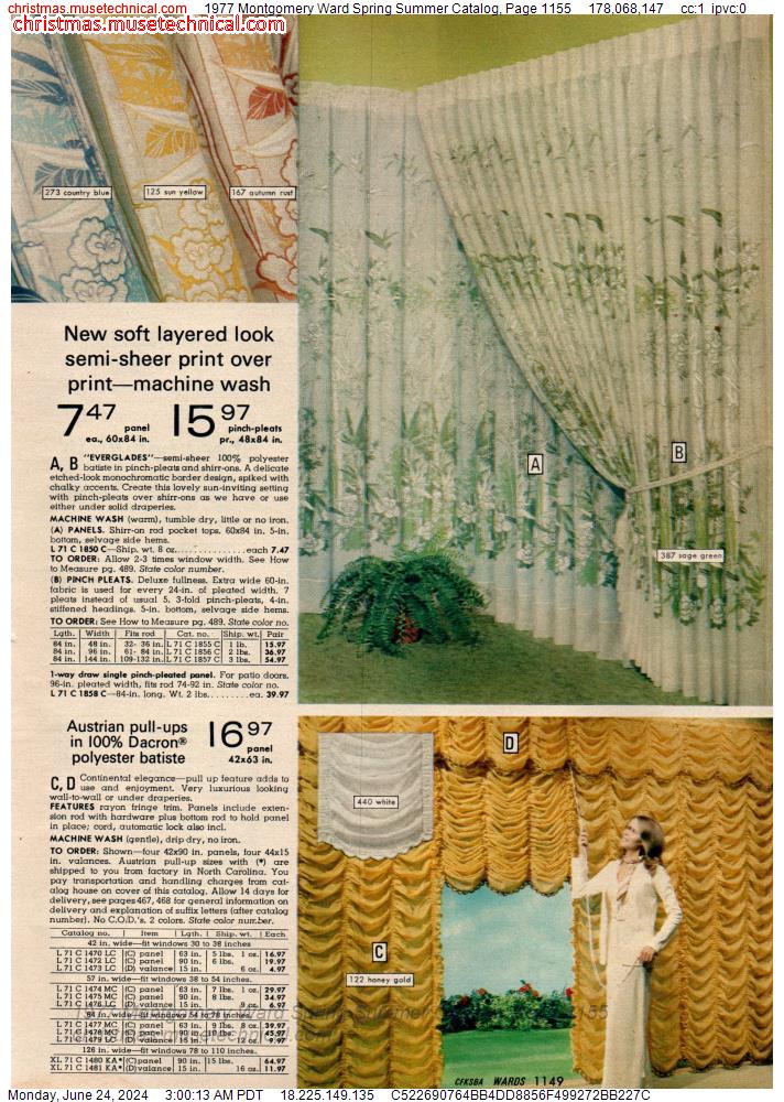 1977 Montgomery Ward Spring Summer Catalog, Page 1155