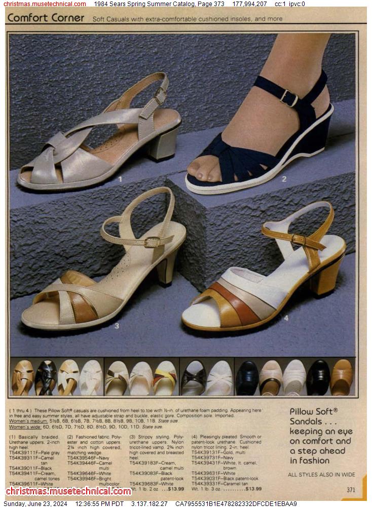 1984 Sears Spring Summer Catalog, Page 373
