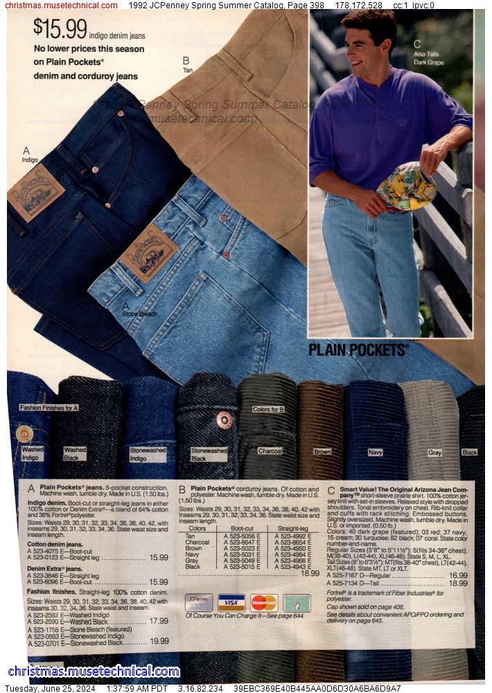 1992 JCPenney Spring Summer Catalog, Page 398