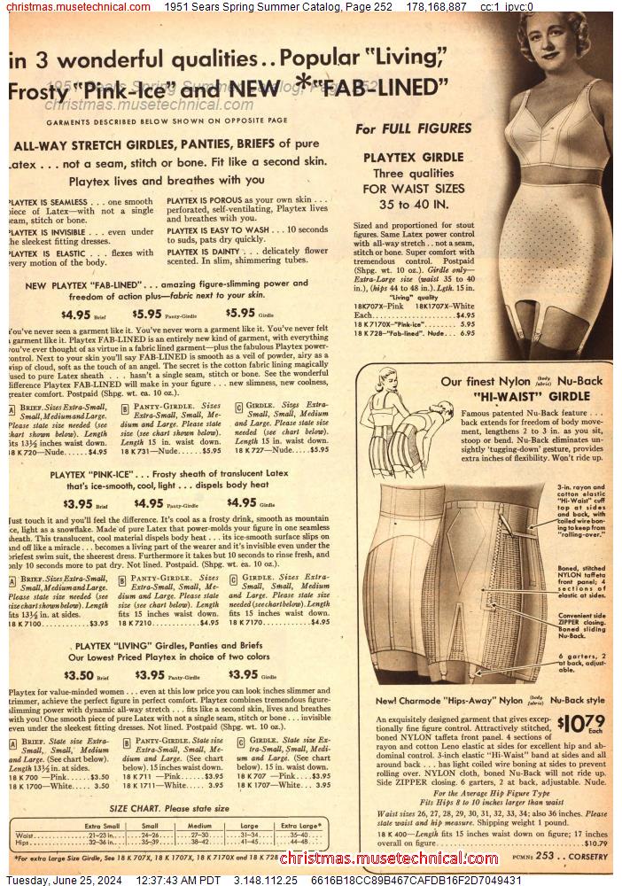 1951 Sears Spring Summer Catalog, Page 252