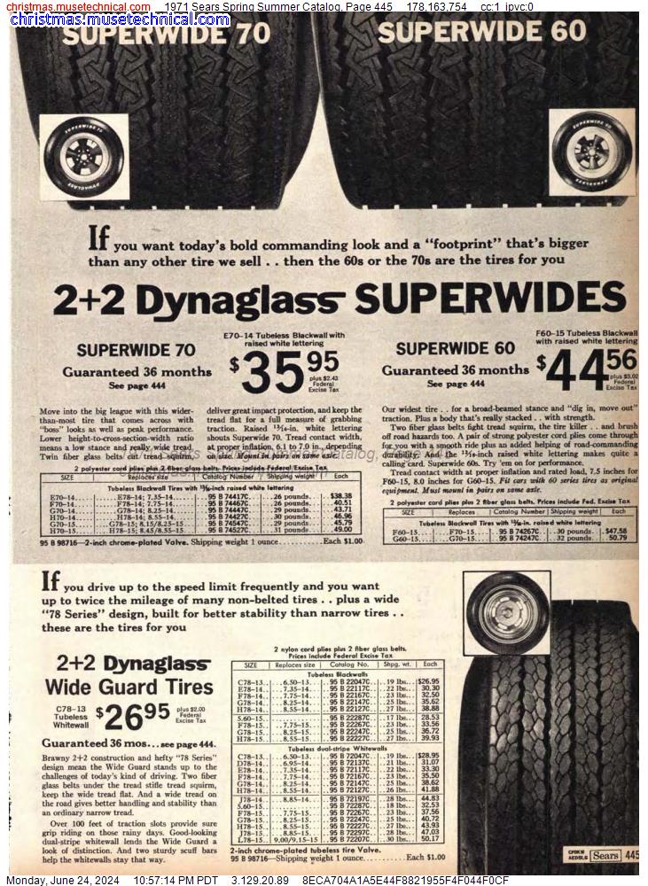 1971 Sears Spring Summer Catalog, Page 445