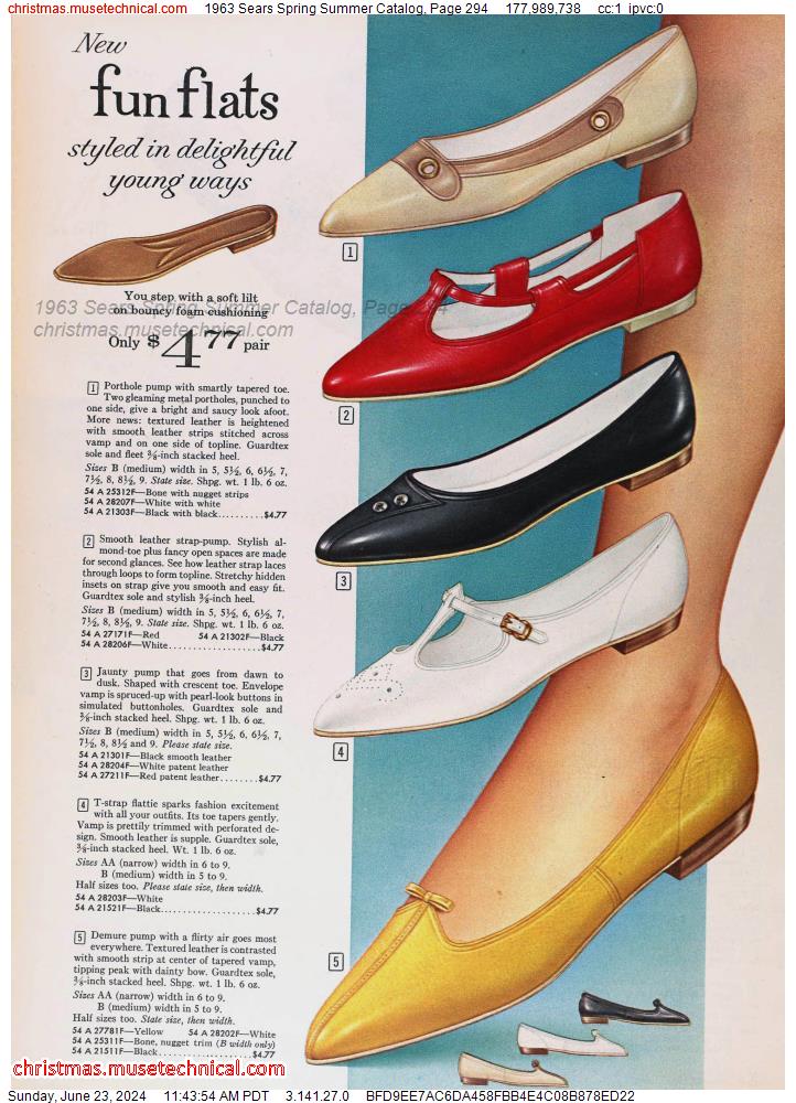 1963 Sears Spring Summer Catalog, Page 294