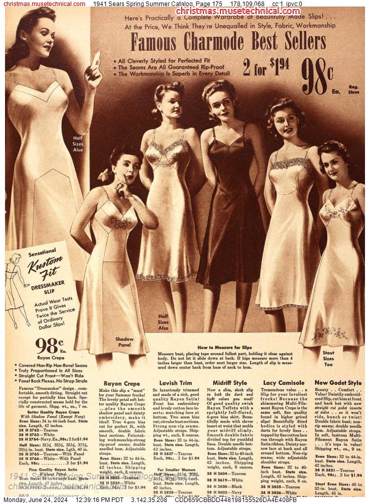 1941 Sears Spring Summer Catalog, Page 175