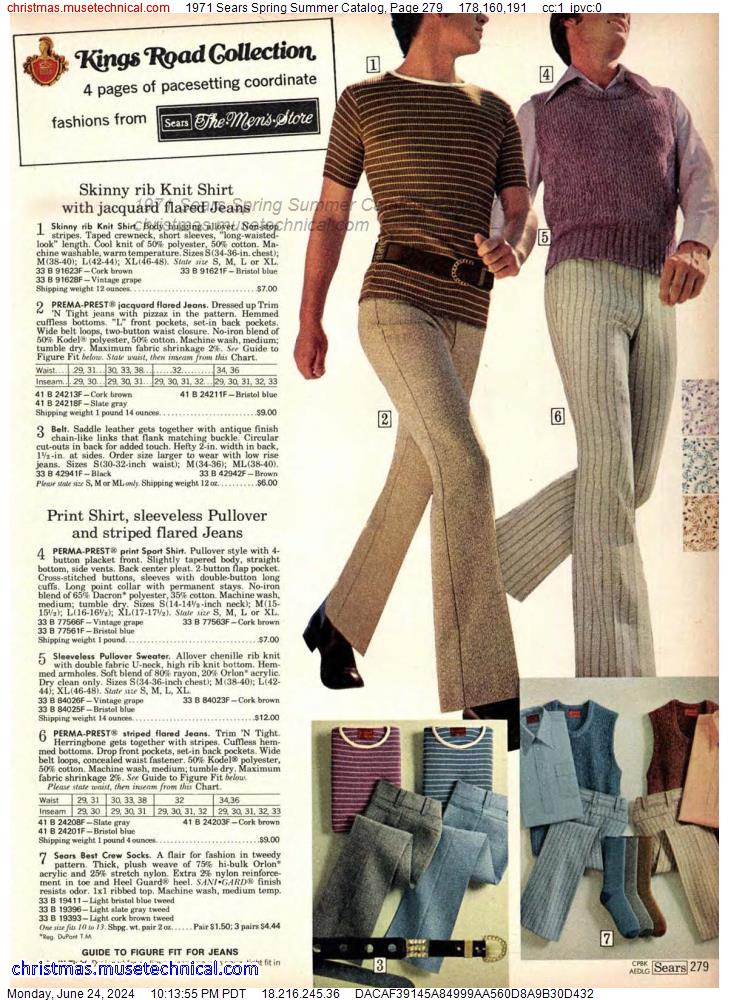 1971 Sears Spring Summer Catalog, Page 279