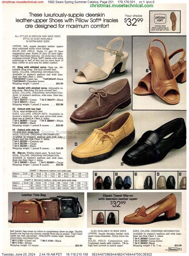 1982 Sears Spring Summer Catalog, Page 251