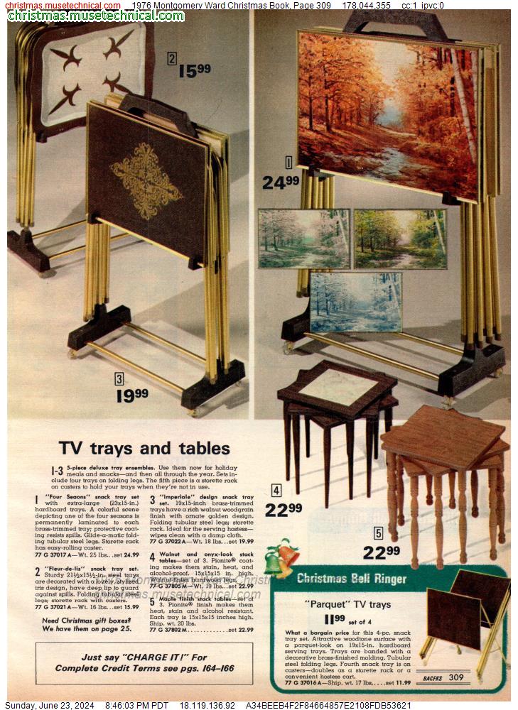 1976 Montgomery Ward Christmas Book, Page 309