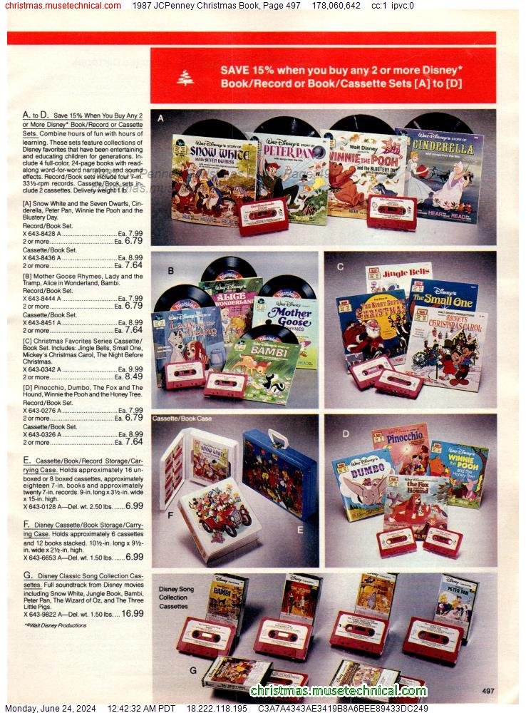 1987 JCPenney Christmas Book, Page 497