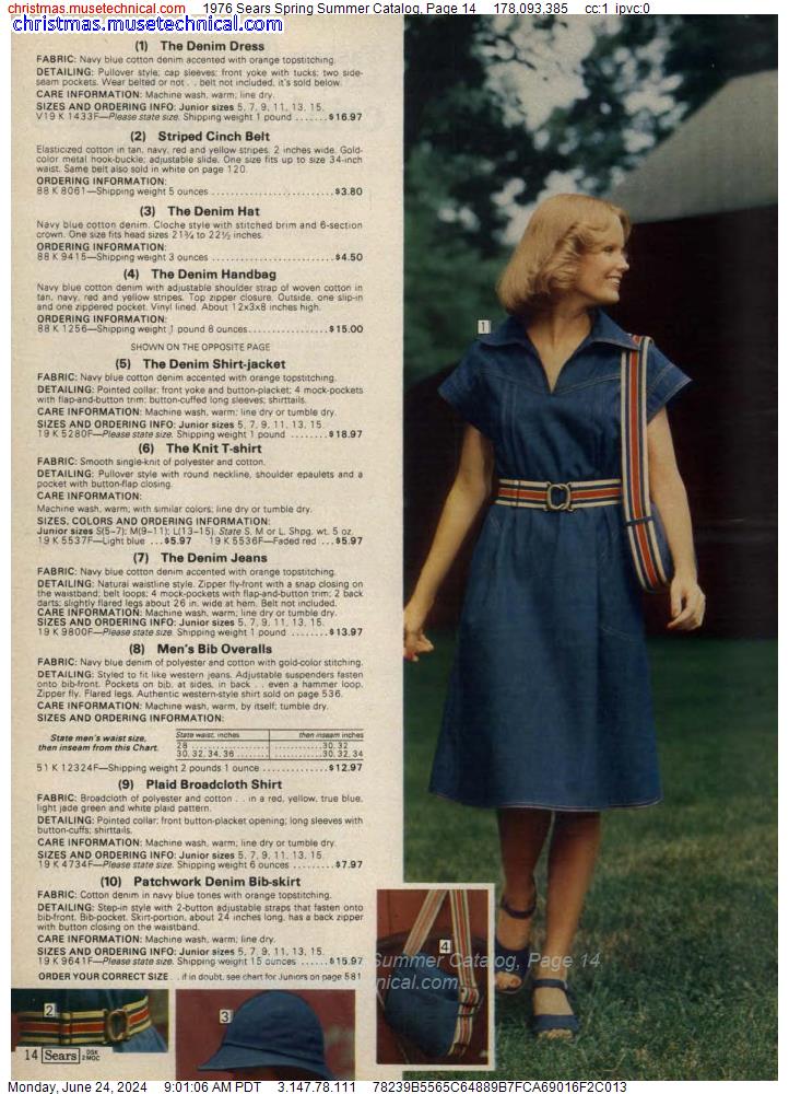 1976 Sears Spring Summer Catalog, Page 14