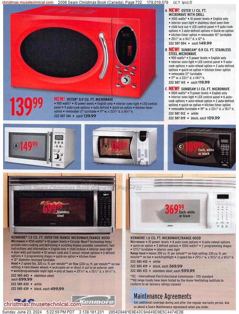 2006 Sears Christmas Book (Canada), Page 732