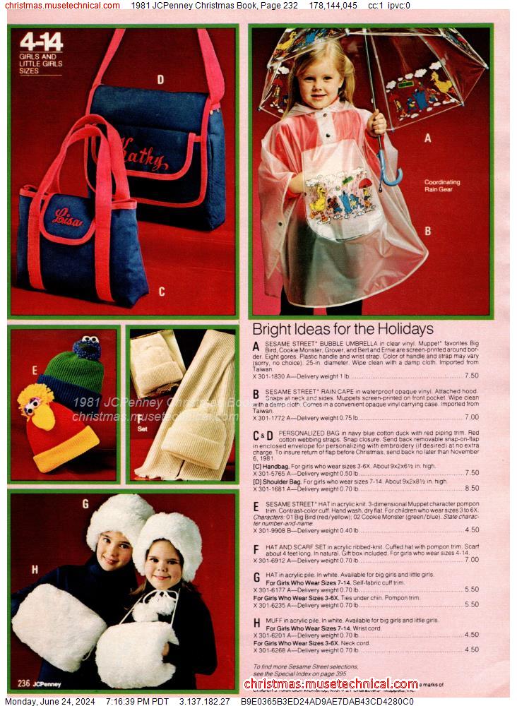 1981 JCPenney Christmas Book, Page 232