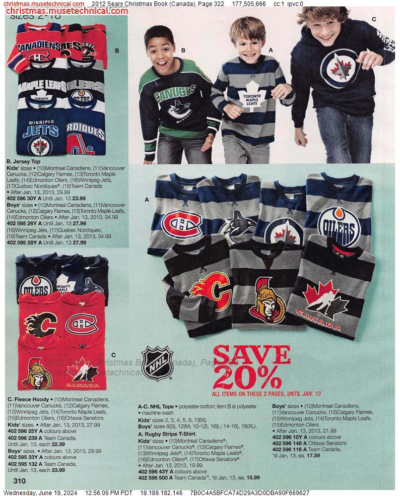 2012 Sears Christmas Book (Canada), Page 322