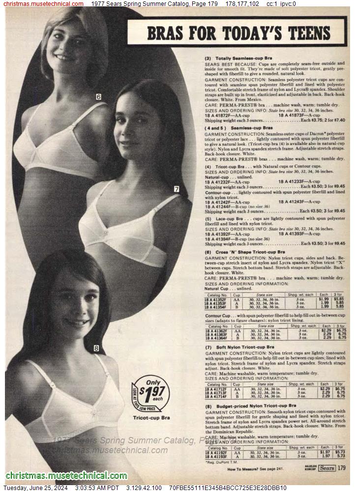 1977 Sears Spring Summer Catalog, Page 179