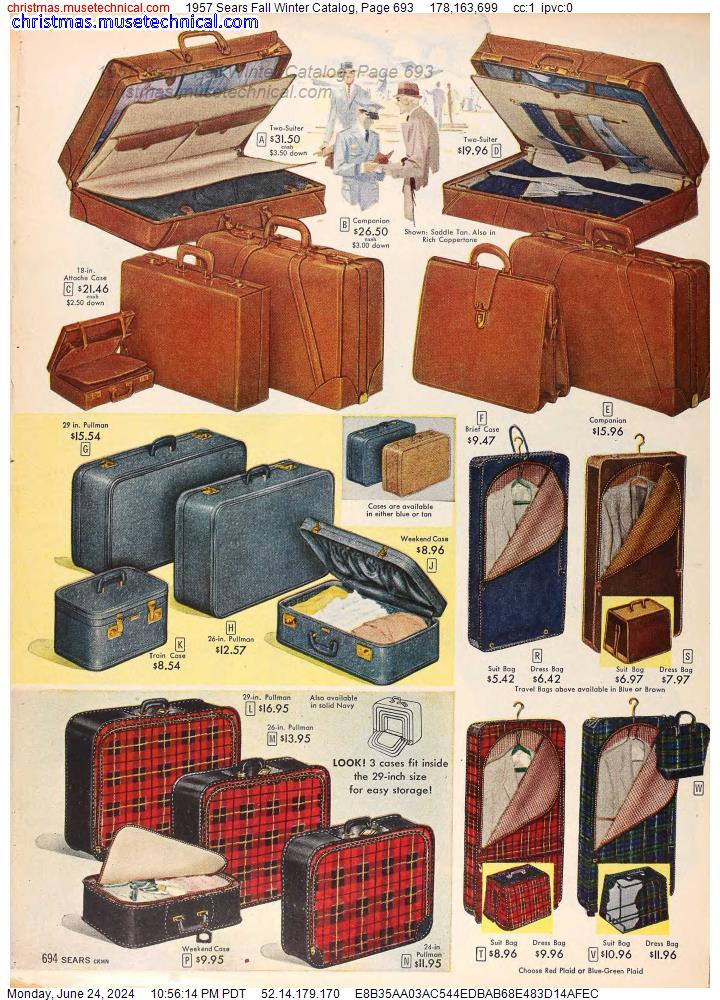 1957 Sears Fall Winter Catalog, Page 693