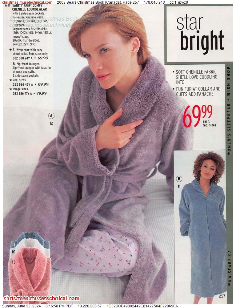 2003 Sears Christmas Book (Canada), Page 257