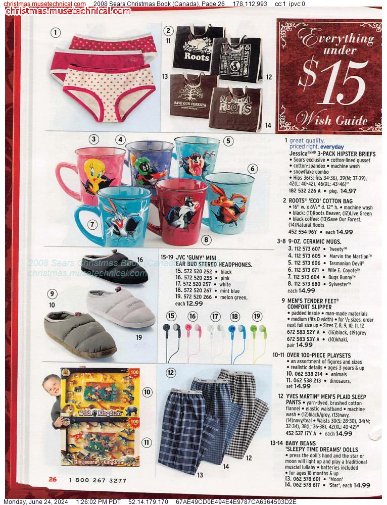 2008 Sears Christmas Book (Canada), Page 26