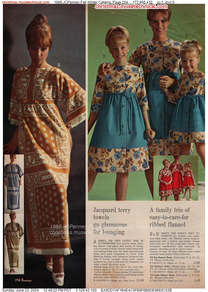 1966 JCPenney Fall Winter Catalog, Page 254