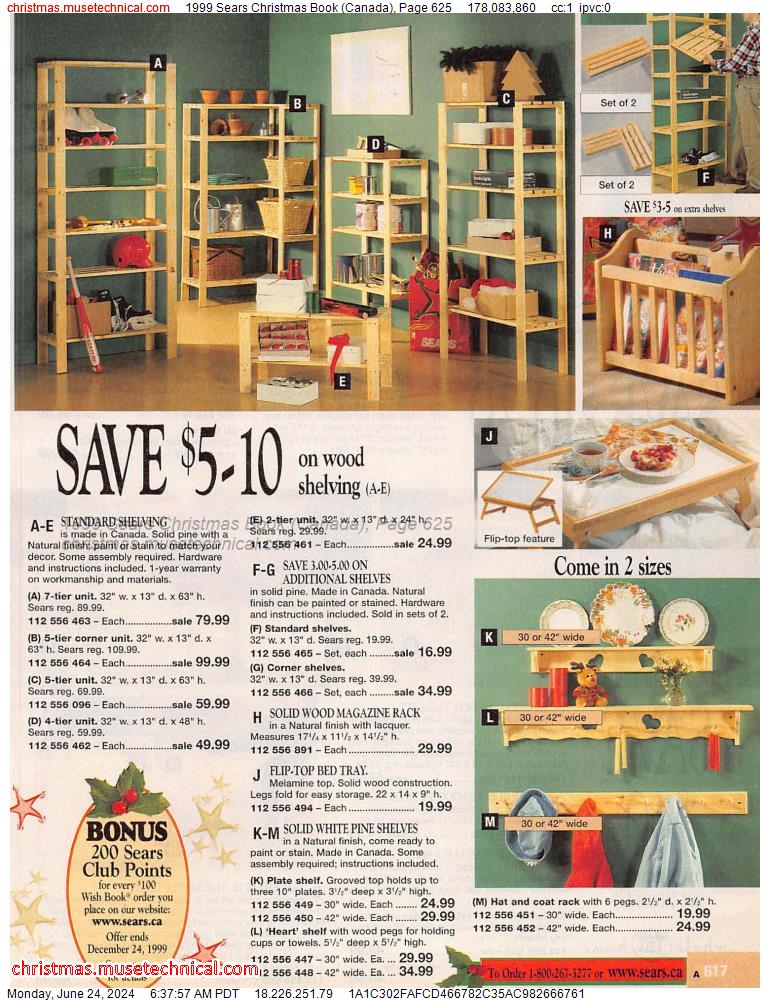1999 Sears Christmas Book (Canada), Page 625