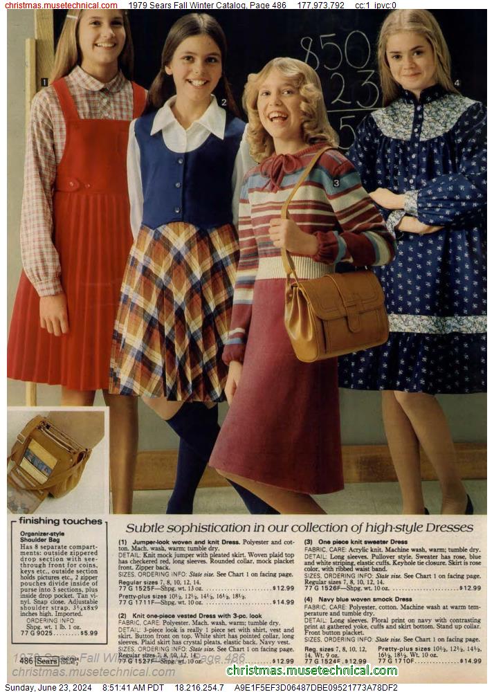 1979 Sears Fall Winter Catalog, Page 486