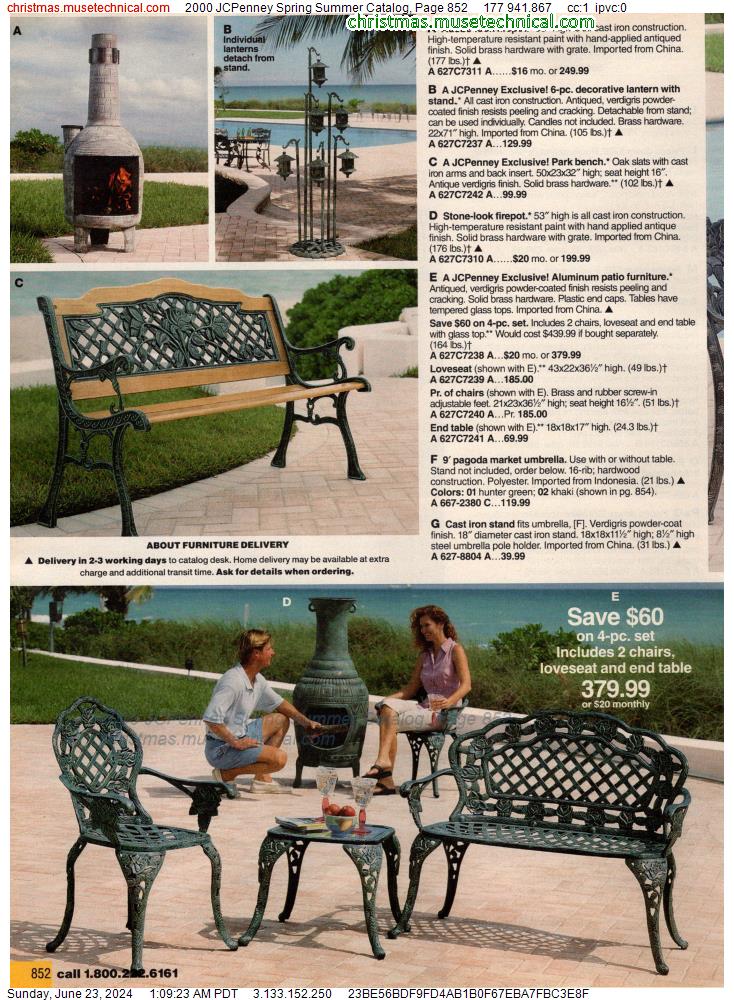 2000 JCPenney Spring Summer Catalog, Page 852