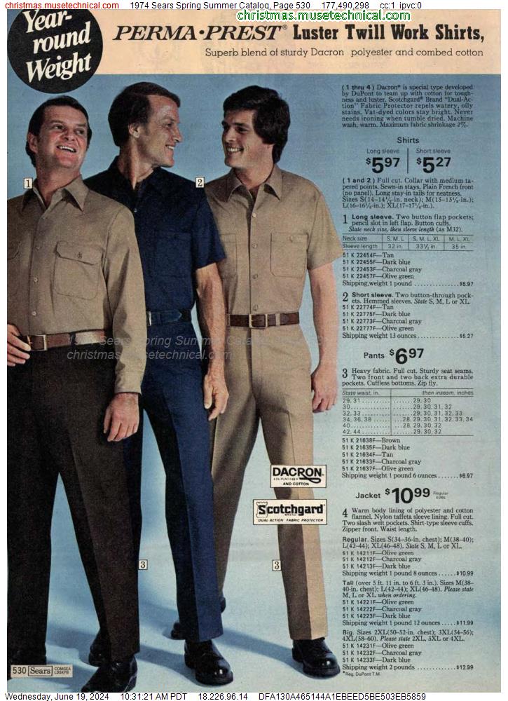 1974 Sears Spring Summer Catalog, Page 530