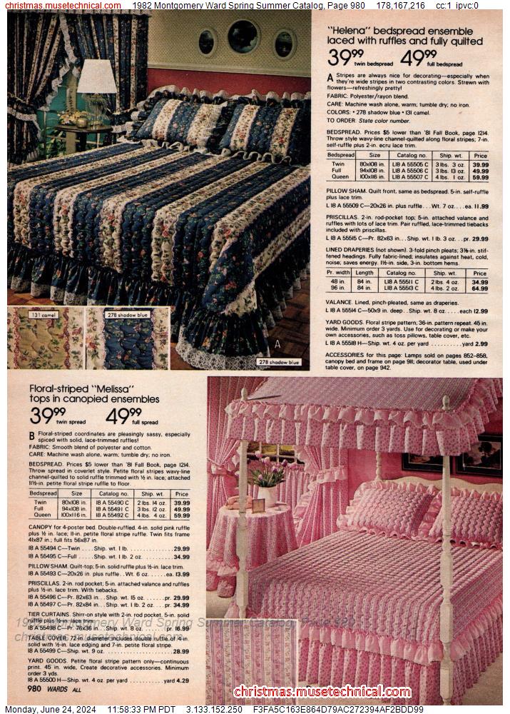 1982 Montgomery Ward Spring Summer Catalog, Page 980